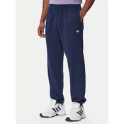 adidas Spodnji del trenirke Trefoil Essentials French Terry KT2455 Mornarsko modra Regular Fit