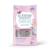 SCHESIR Baby KITTEN Thrive, piletina s jetrom, dopunska hrana za macice, 20x8g