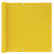 vidaXL Balkonsko platno rumeno 90x500 cm HDPE