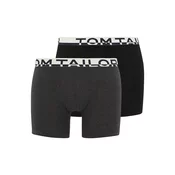 TOM TAILOR Boksarice temno siva/črna/bela