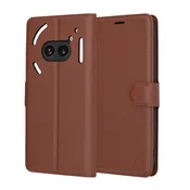 Etui Techsuit Leather Folio za Nothing Phone (2a)/(2a) Plus - rjav