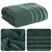 EUROFIRANY DEBELNA BRISAČA VENTO KOPALNICA SPA HOTEL HORECA 70X140CM TEMNO ZELENA