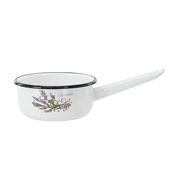 Emajlirana ponev z ročajem 1,5l 16cm bel dekor levanda 81348
