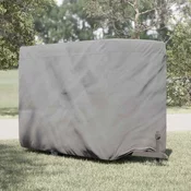 Navlaka za prikolicu za konje siva 376x168x240 cm