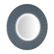 SAPHO Krožno LED Osvetljeno Ogledalo LUMIRO STRIP z Okvirjem o 75cm, Siena