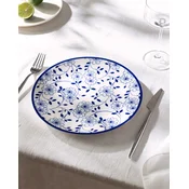 Madame Coco Tanjir za desert Reve Bleu, 25 cm, Plavo-beli