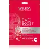 Weleda Exo Boost revitalizacijska maska iz platna za učvrstitev obraza 20 ml