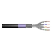 CAT 7 S-FTP outdoor installation cable, 1200 MHz PE, inner Eca (LSZH), AWG 23/1, 50 m, sx, black