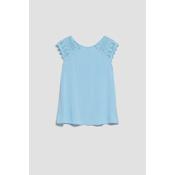 Marisse Womens Shirt L-Ko-4031 Pale Blue