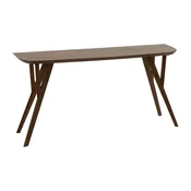Stranska mizica iz masivne akacije v temni naravni barvi 44x160 cm Quenza – Light & Living
