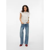 VERO MODA Bluza VMTrine oliva/roza/bela