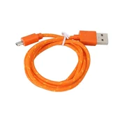 Omega OMEGA PLETENI KABEL MICRO USB NA USB 1M ORANŽEN [42318]