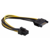 adapter Serial ATA Ž - 6pin za grafične kartice PCI-express 0,2m Delock (82924)