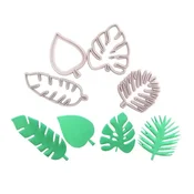 Komplet rezalnikov LEAVES, 4 kosi, kalup