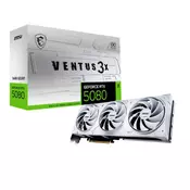 MSI GeForce RTX 5080 16G SHADOW 3X OC WHITE