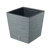 Prosperplast Prevleka za cvetlični lonec FURU SQUARE LOW 2v1 plastika 24x24x24cm