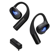 ASUS ROG Cetra Open Wireless Slušalke z mikrofonom True Wireless Stereo (TWS) Ušesno držalo Igranje iger Bluetooth Črna