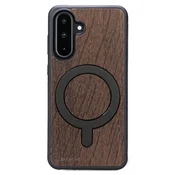 shumee Lesen ovitek Bewood za Samsung Galaxy A26 5G, dimljen hrast z MagSafe