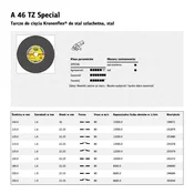 KLINGSPOR K.TARCZA MET 125 mm x 1,6 mm x 22,2 mm A46 TZ Special