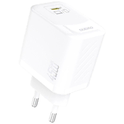 slomart Omrežni polnilnik Dudao A28 45W GaN USB-C - bel
