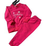 Divars Komplet trenerka za bebe Sunshine, Roze