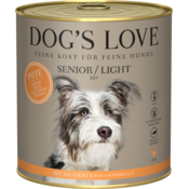 DOGS LOVE Pasja hrana Senior - puran - 800 g