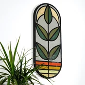 Aberto Design Zidna dekoracija ART061v2, 53x22x2 cm, Šarena