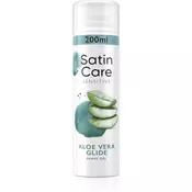 Gillette Satin Care gel za britje za ženske Sensitive (Shaving Gel) 200 ml