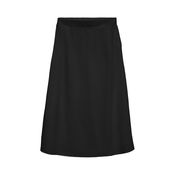 Vero Moda Midi krilo Mymilo 10340419 Črna Regular Fit