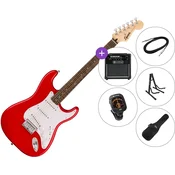 Fender Squier Sonic Stratocaster HT LRL SET 2 Torino Red Električna kitara