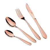 Berlingerhaus Komplet jedilnega pribora, 24 kosov, iz nerjavečega jekla s satiniranim zaključkom, Rosegold Metallic Line
