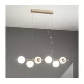 Ondaluce - Luster na sajli MONILE 6xE14/10W/230V zlatna/bela