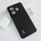 Maska Carbon fiber za Xiaomi Redmi Note 14 4G (EU) (China Edition 163.25*76.55*8,16 mm) crna
