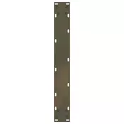 Noge za blagovaonski stol U-oblik 2 kom Prirodni celik 70 x (72-73) cm Celik