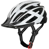 Wozinsky HT-28VCB MTB kaciga s stražnjim USB svjetlom L crno-bijela