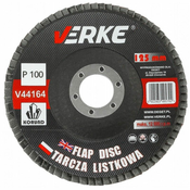 Verke Brusna lamelna plošča 125 mm P100