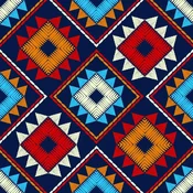 shumee ZUNANJE DEKORATIVNE TKANINE OXFORD - Etnični boho vzorec I DR215