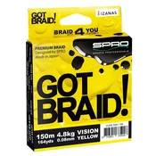 SPRO STRUNA GOT BRAID WEED 150M GREEN 0/16MM