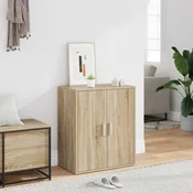 vidaXL Omarica za čevlje sonoma hrast 60x35x70 cm iverna plošča