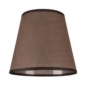 Zamenski abažur za zidno svetilo LORENZO E27, precnika 16 cm, braon — elegantno i prakticno rešenje za osveženje vašeg osvetljenja.