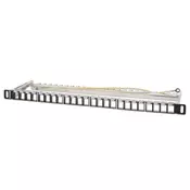 Intellinet 721011 Patch panel 24P Keyst 0,5U