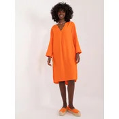 Dress-D73761M30430A-orange