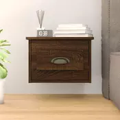 Vidaxl vidaXL Stenska nočna omarica rjav hrast 41,5x36x28 cm