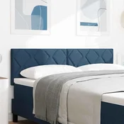Vidaxl Vzglavje Modra 144 cm blago