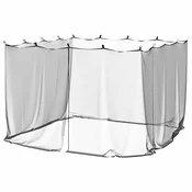 Vidaxl Mreža proti komarjem za zunanjo uporabo 220 mrežic črna 300x300x200 cm