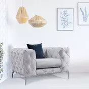 Atelier del Sofa Fotelja Como 108x73x90cm Svetlosiva