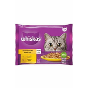 Whiskas izbor hrane za macke u vrecicama u aspiku - piletina, puretina 4 x 85 g