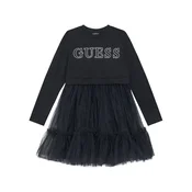 Guess Vsakodnevna obleka J5YK03 KAUH0 Črna Regular Fit