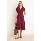Trendyol Milla Ženska haljina Twoss24El00480, Bordo
