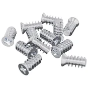 Vidaxl Vijak 10909 szt. srebrna M6 x 12 mm elezo
